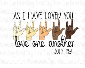 Asl I Love You Svg Etsy