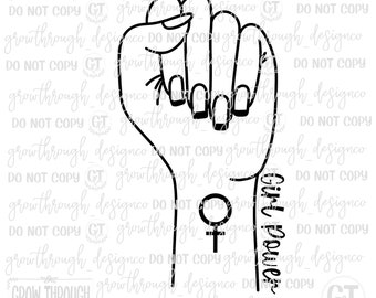 Girl Power - Empoderar - png - svg