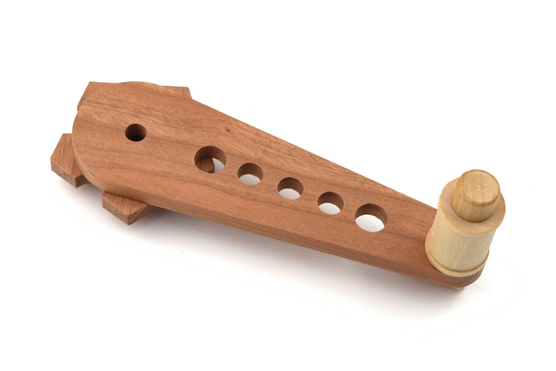 Wooden Crank 4 Inch Choose Your Wood Type Etsy