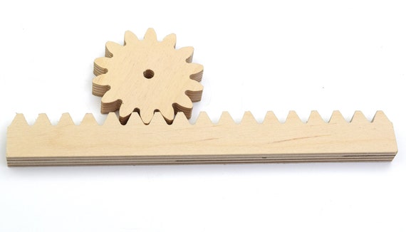 Rack Gear 1/2 Thick Linear Gear Made From Baltic Birch Plywood