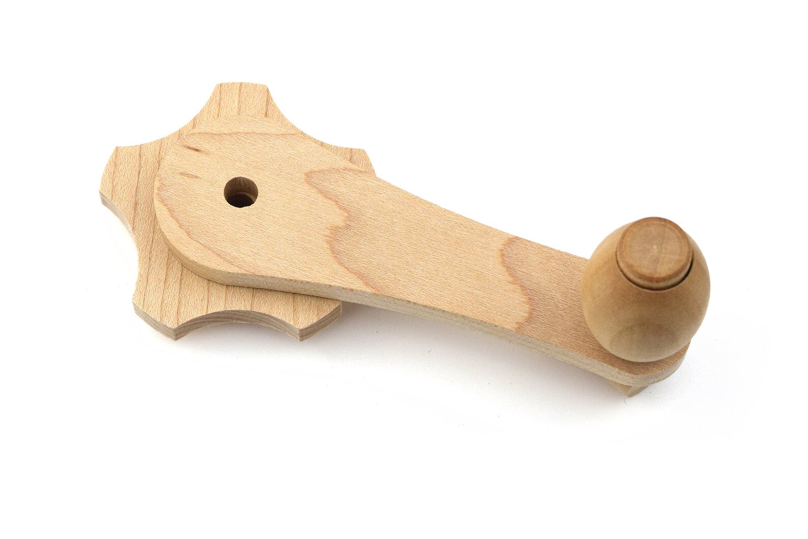 Wooden Crank 3 Inch Choose Your Wood Type Etsy