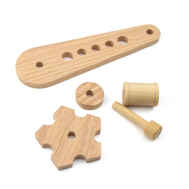 Wooden Crank 4 Inch Choose Your Wood Type Etsy