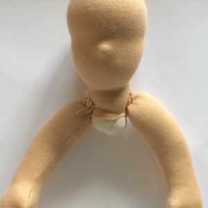 Cloth doll Waldorf doll type 40 cm to make yourself material set wool organic image 8