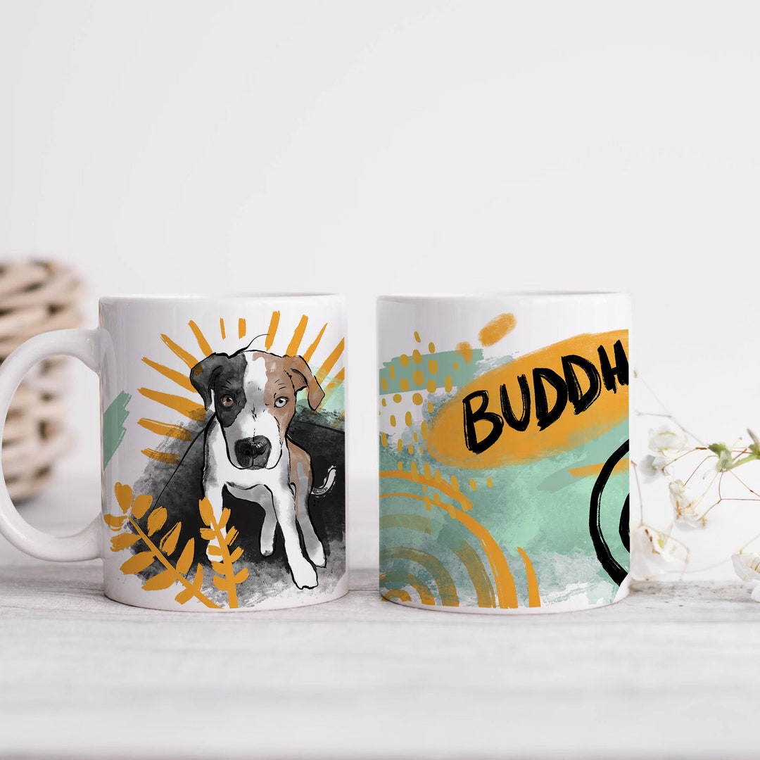 Custom Pet Pet Portrait Mug Cat Portrait Dog Portrait Pet Memorial