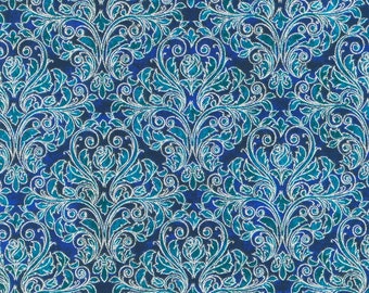 Design cotton fabric Mystic Moon - Ocean