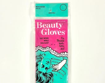 Beautyhandschoenen uit de jaren 60 en 70, vintage schoonheidsaccessoire esthetiek
