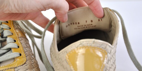 90s Cole Haan Nike Air Tan Zapatos deportivos de cuero talla | Etsy España
