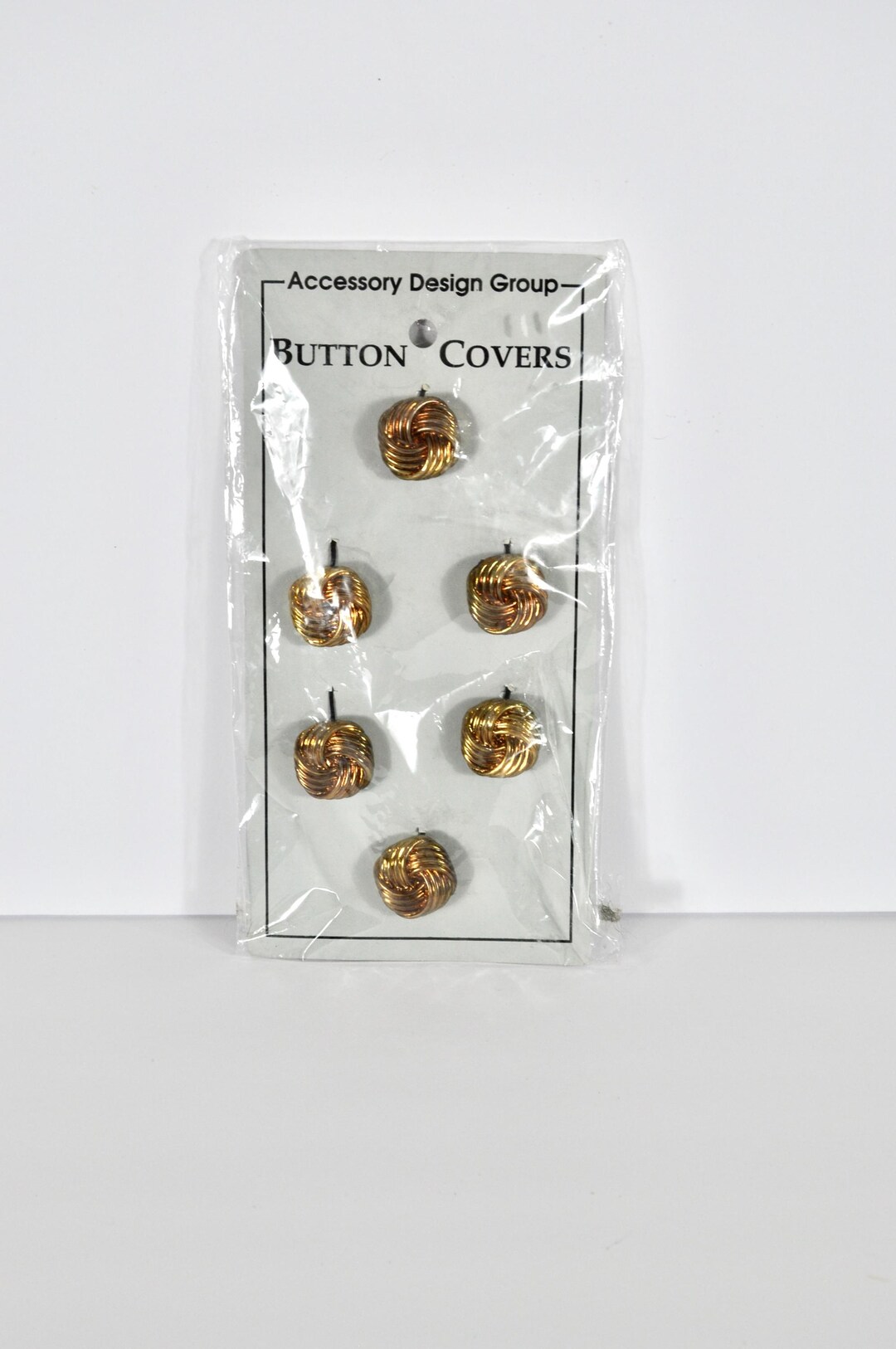 Vintage Bronze Basketweave Button Covers, Set of 6, Made in Taiwan - Etsy
