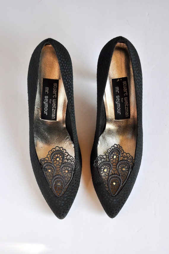 Vintage Stuart Weitzman for Mr. Seymour Black Pump