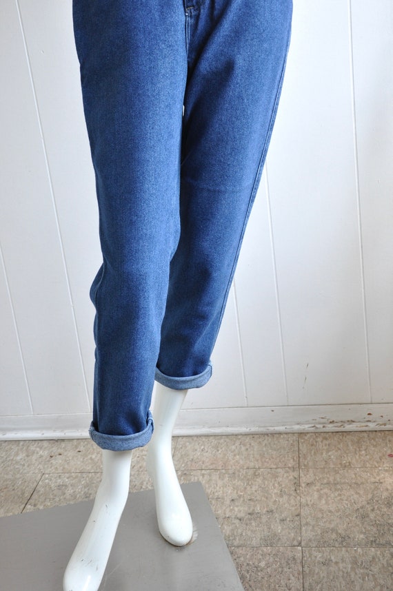 90s Y2K Lee High-Waist Blue Denim Jeans, Size 8 P… - image 1