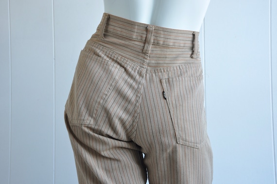 70s Levi's Striped Jeans, Sta-Prest Trousers, Wais