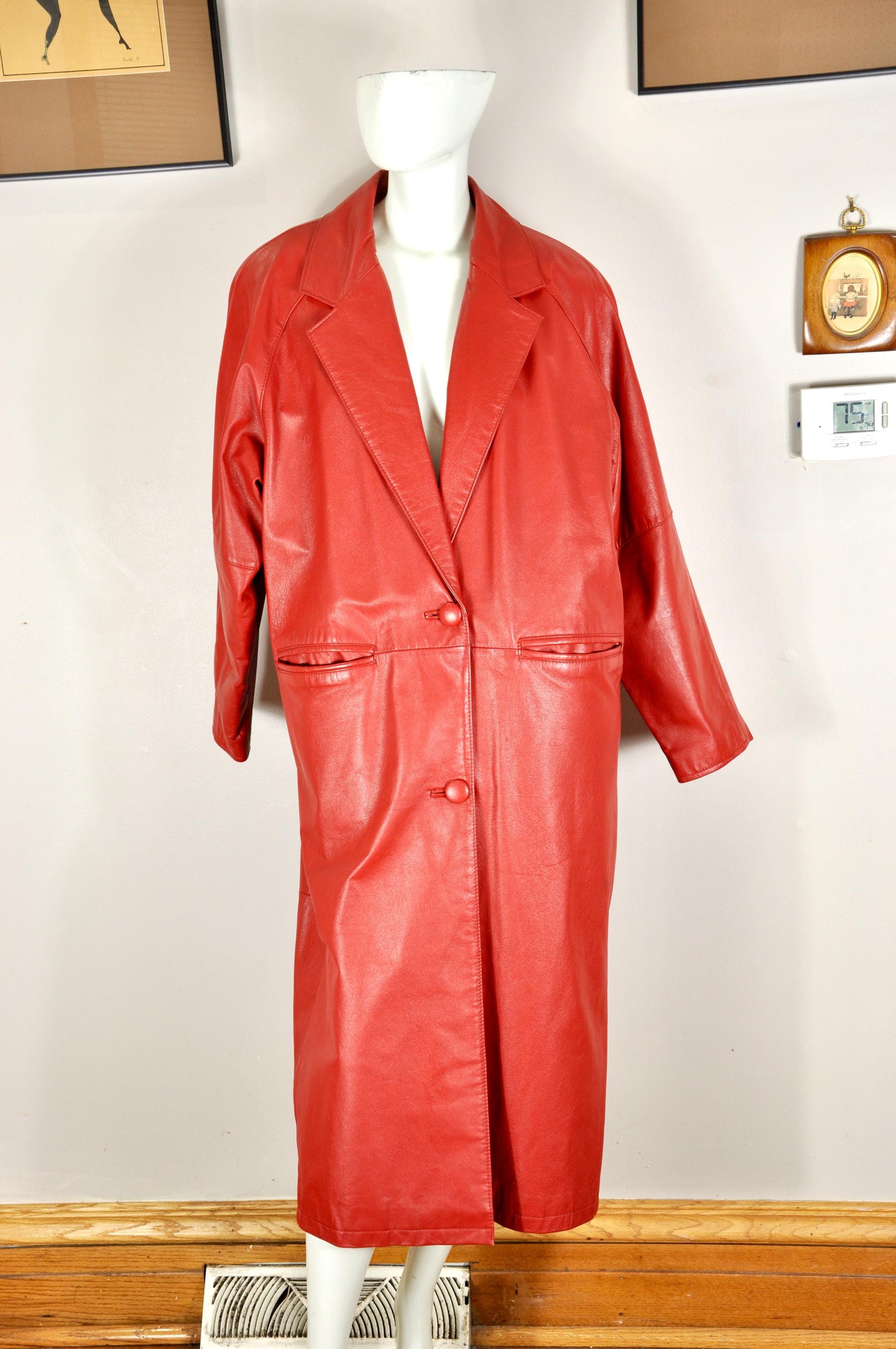 Mens Shoulder Pads Vintage Trench Coat - Etsy