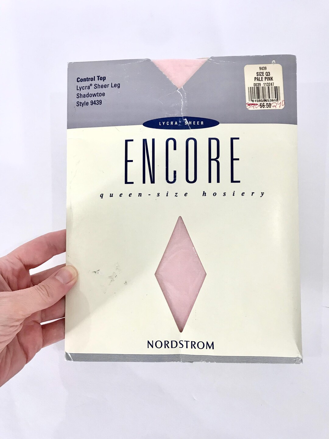Vintage Encore Nordstrom Hosiery: Powder Pink Lycra, Queen Size Q3 - Etsy