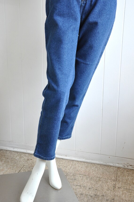 90s Y2K Lee High-Waist Blue Denim Jeans, Size 8 P… - image 5