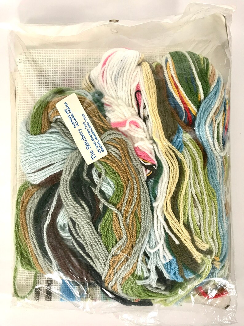 80s Nantucket Breeze Needlepoint Kit 20 X 12 Dimensions Etsy