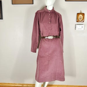 Vintage 80s Corduroy Dress M/l - Etsy