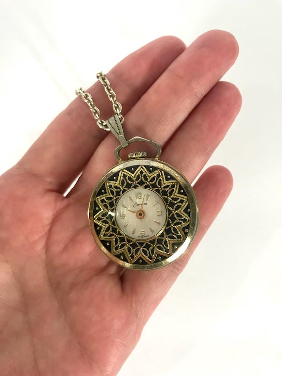 70s chain necklace - Gem
