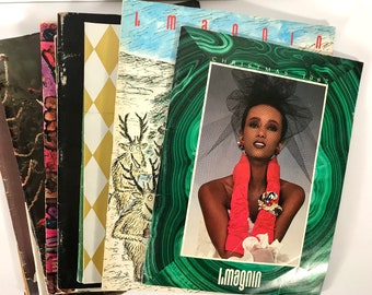 1980s I. Magnin Department Store Catalogues, Lot of 10, Cindy Crawford Iman