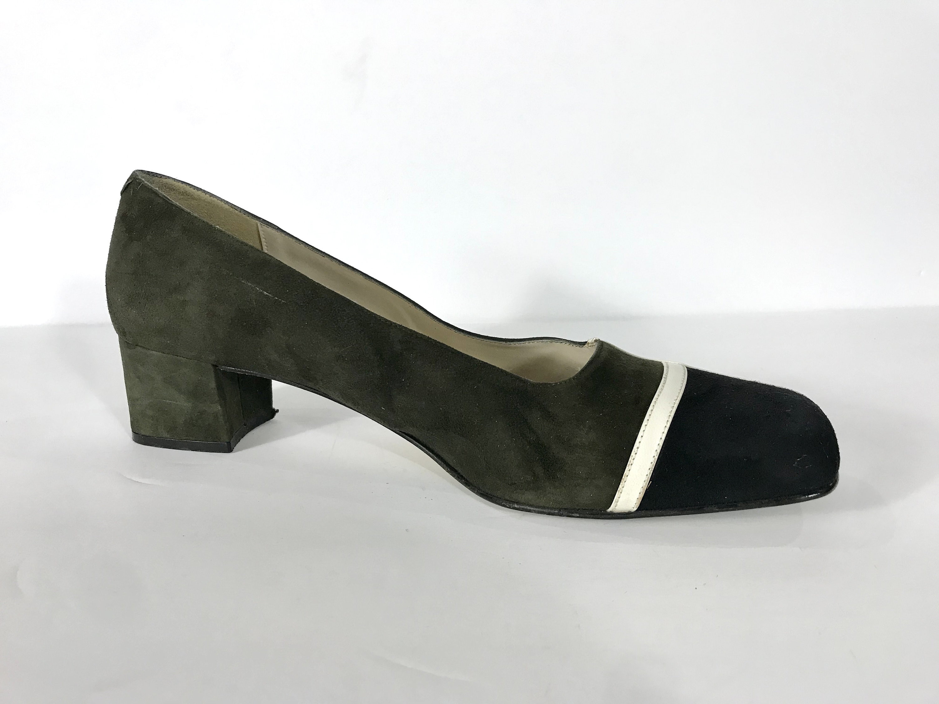 Buy Olive Suede Heels Online In India Etsy India