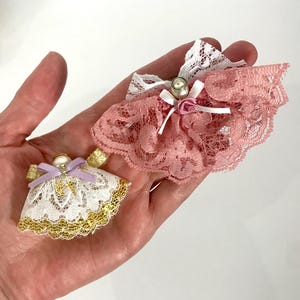 90s Christmas Lace Angel & Pearl Pins Brooches Lot (30+), Handicraft Angels, Can Also Use as Ornaments