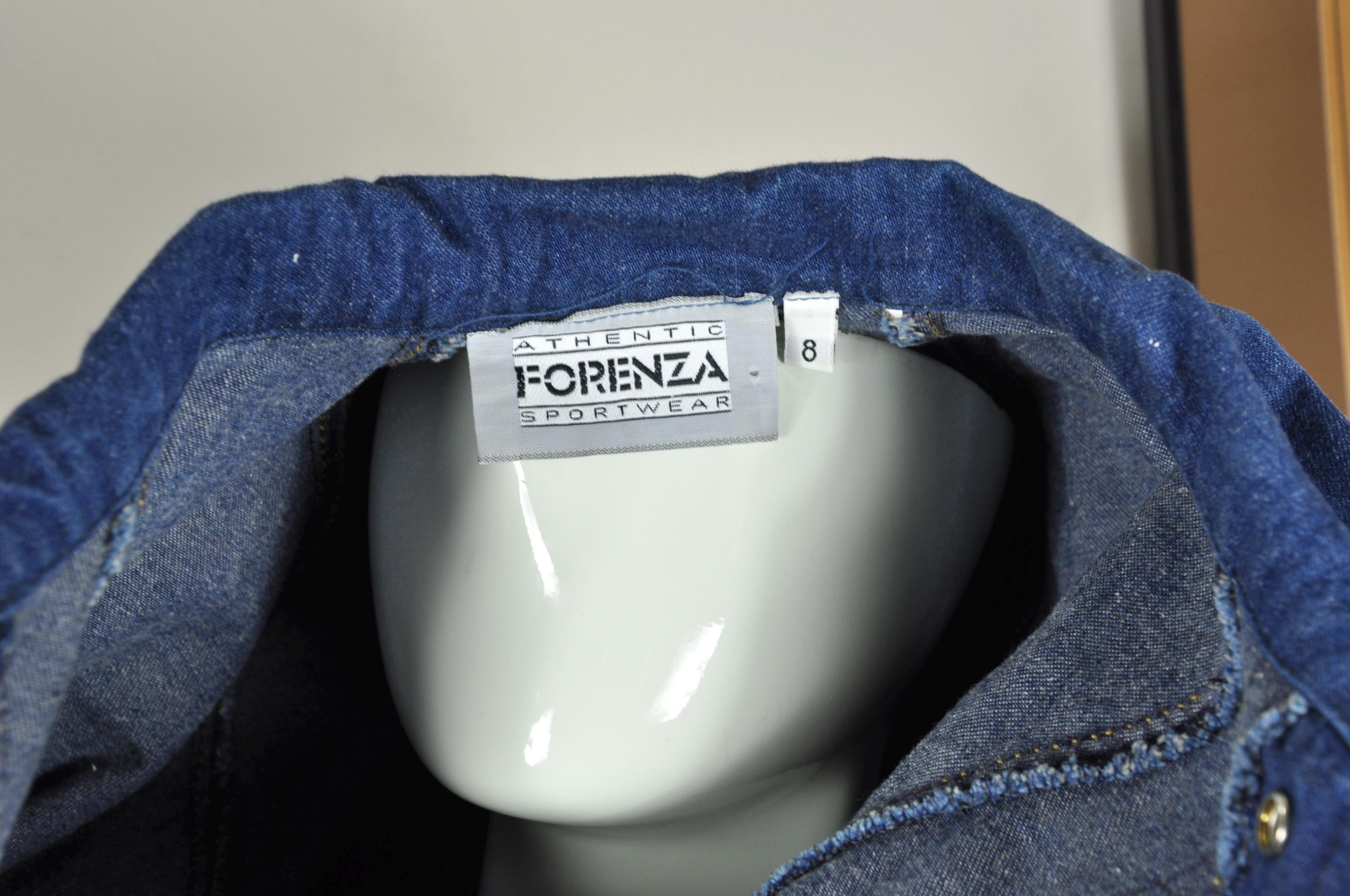 forenza denim dress Vtg FORENZA Button Front Denim Dress W/ Drawstring Waist Women's Size 12 Pockets