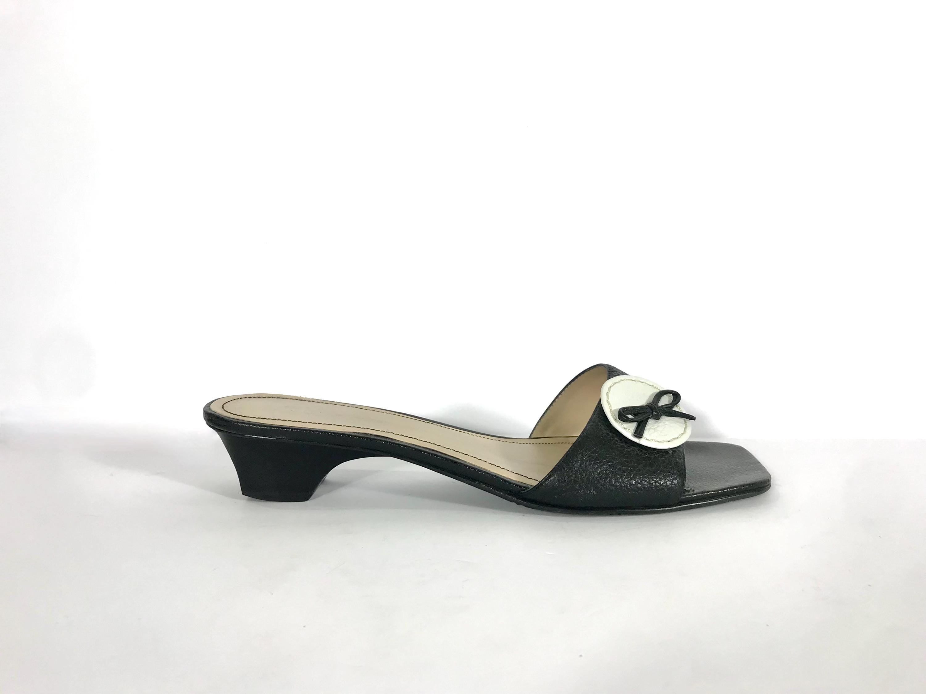 Escarpins Mary Janes Noirs Vintage Etienne Aigner - Taille US 7,5 M - Années 1990, Occasion