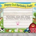 PRINTABLE Farm Birthday Party Photo Booth Frame | Etsy