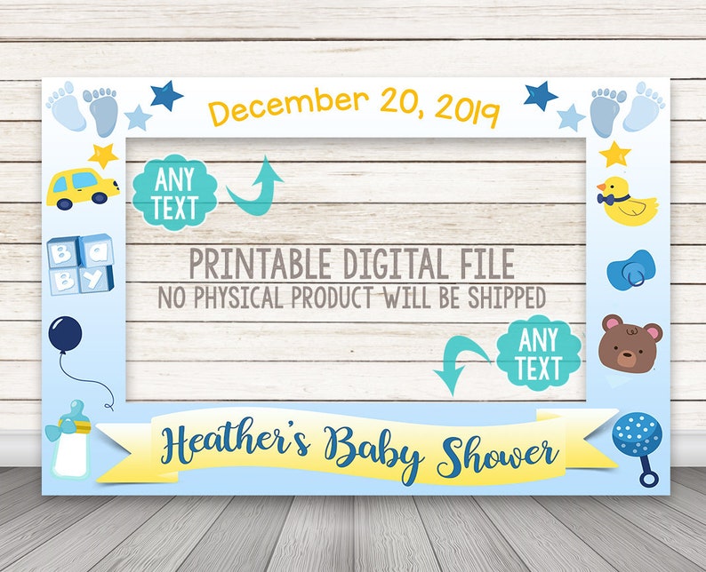 Boy Baby Shower Photo Booth Frame, Baby Shower Photo Booth prop, Boy Baby Shower Photo Booth Frame, Baby Shower Photo Booth prop,