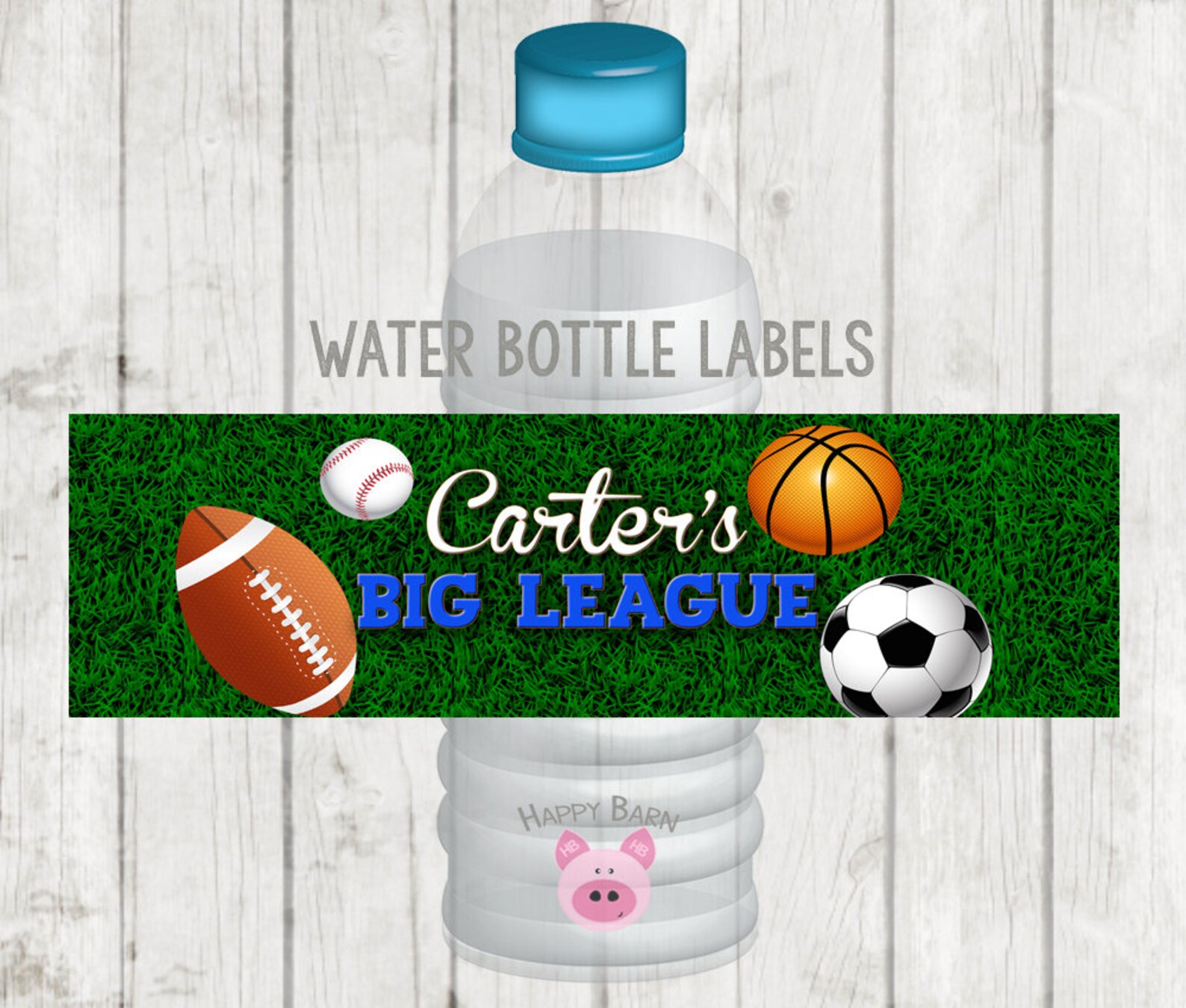 Printable Sports Water Bottle Labels Waterbottle Labels Etsy