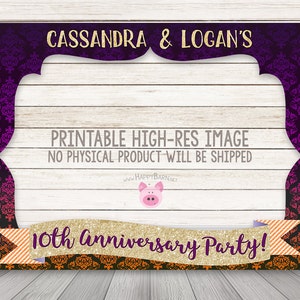 Photo PRINTABLE marocchino Booth telaio, festa di anniversario, compleanno, Bridal Shower, Baby doccia, matrimonio, Arabian Photobooth telaio, Bollywood