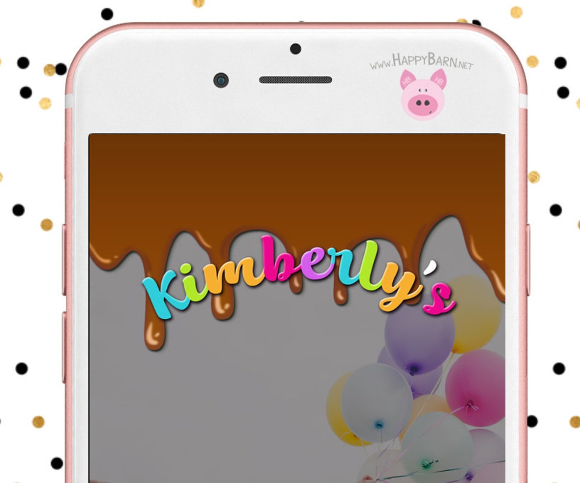 Candy Snapchat Filter Sweets Dripping Chocolate Snapchat Etsy