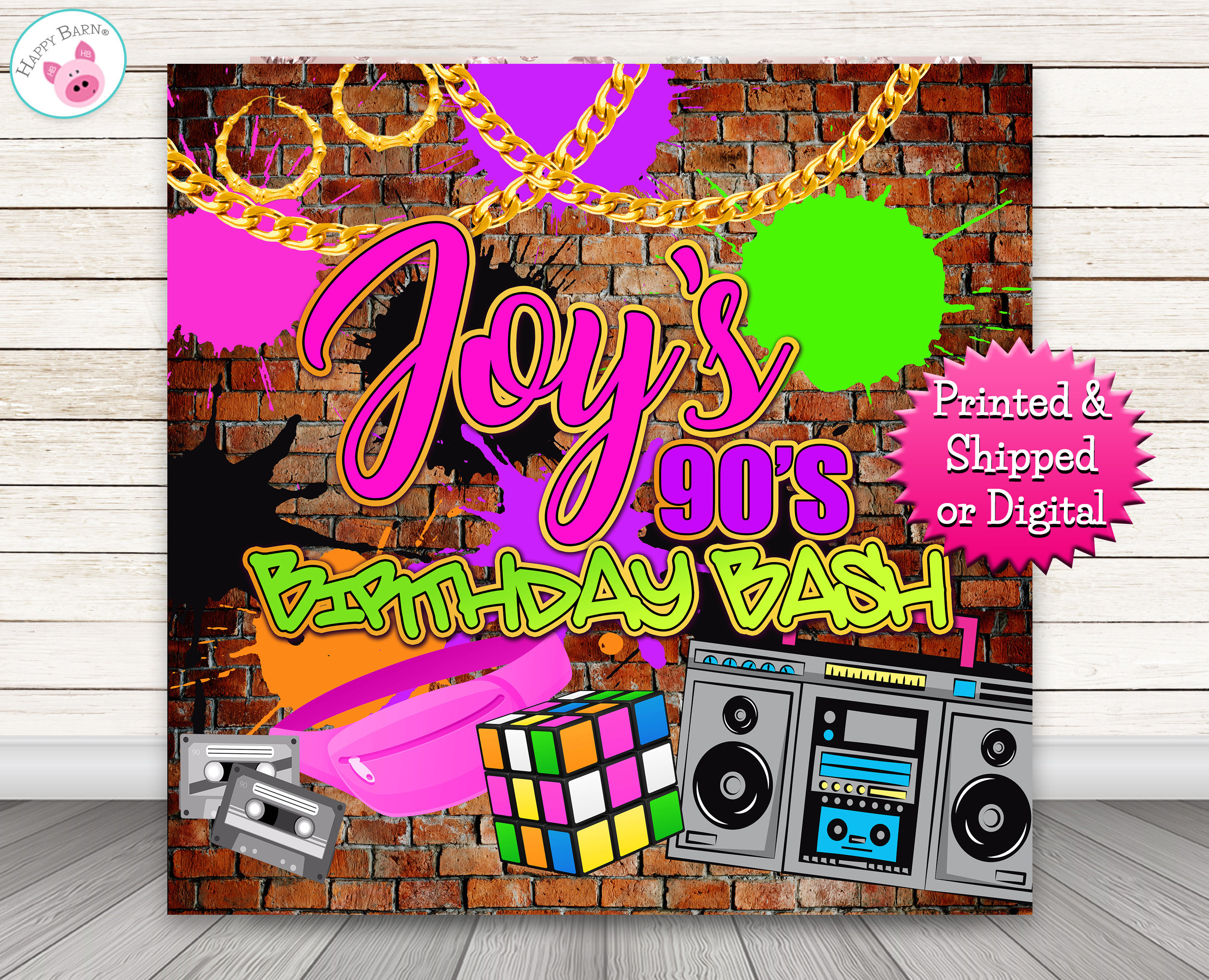 90s Photo Backdrop 80s Photo Backdrop 1980s Backdrop 90s Backdrop 80s Backdrop 90s Party Decor 90s Hip Hop Backdrop Photo