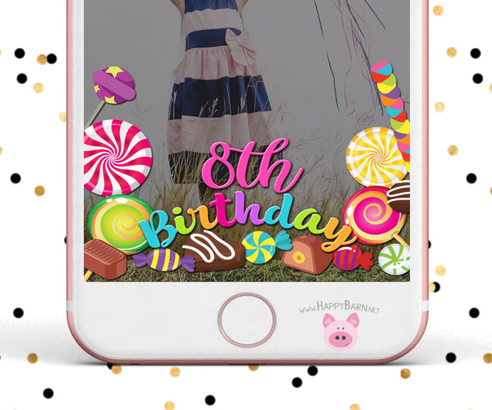 Candy Snapchat Filter Sweets Dripping Chocolate Snapchat Etsy