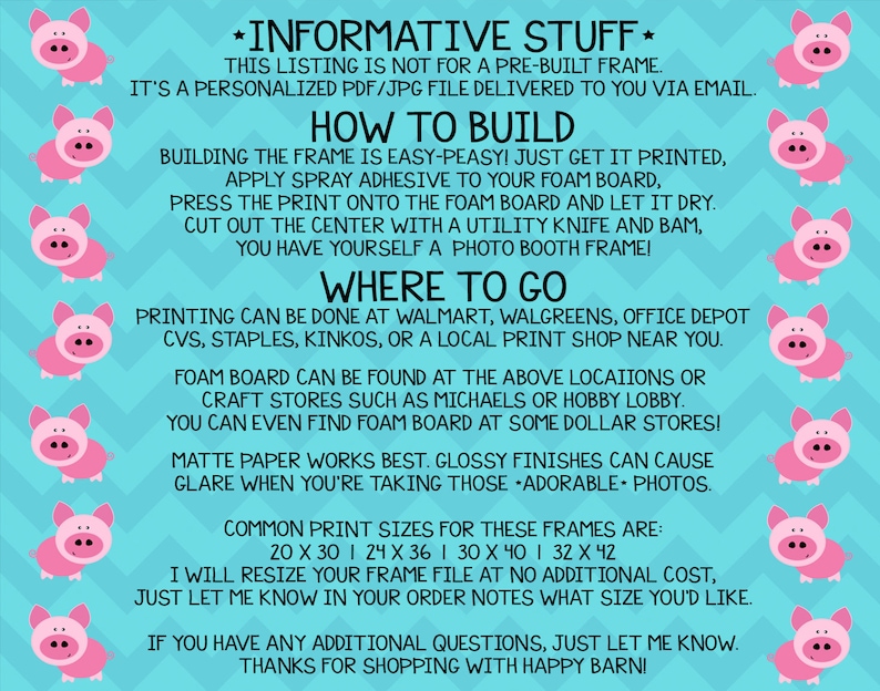 PRINTABLE Football Photobooth Frame Football Photo Booth Etsy