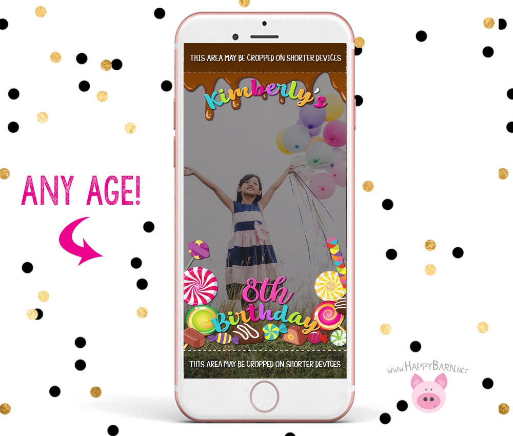 Candy Snapchat Filter Sweets Dripping Chocolate Snapchat Etsy