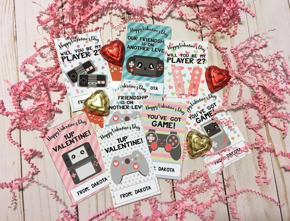 Printable Video Game Valentine S Cards Video Game Etsy Printable Video Game Valentine S Cards Video Game Etsy