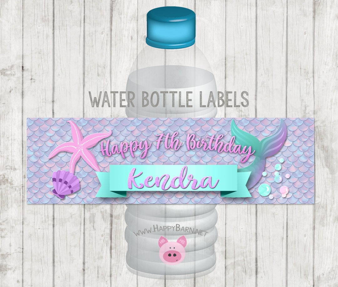 Water Bottle Labels - Set of 10 – Adriana's Paper Crafts