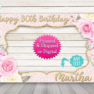 Floral photo booth frame, Pink Rose Flowers Photo Booth Frame, Floral Bridal Shower, Floral Birthday Selfie Frame