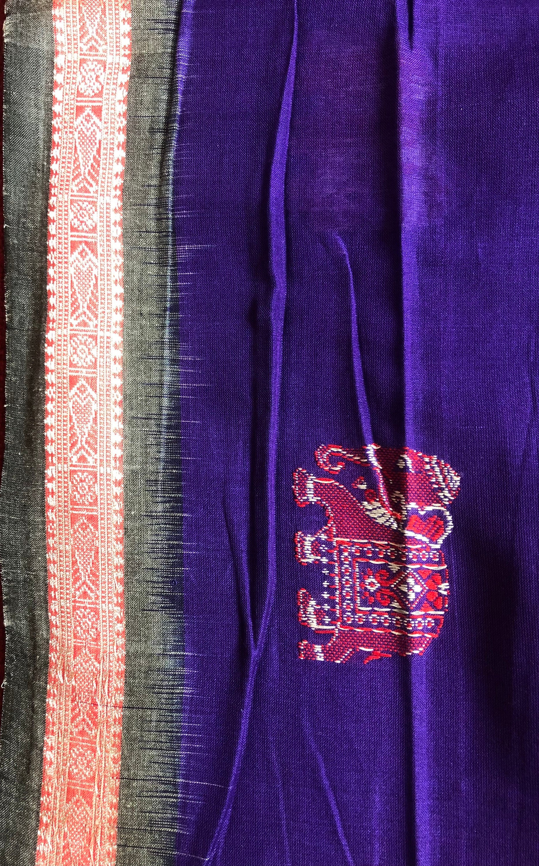 Odisha handloom Pattachitra motifs inspired Cotton Bomkai | Etsy