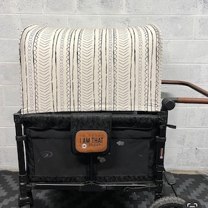 Made to order- Boho Canopy, Seat Covers, for your Wonderfold Wagon, Rainbow Baby Wagon, Joymor Wagon