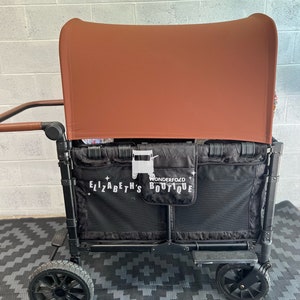 Made to order- Handlebar Brown  Wagon Canopy, Wonderfold Wagon, Rainbow Baby, Joymor