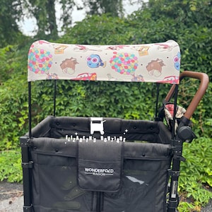 Pix-ar Half Canopy for 2 Seater Wagons. Wonderfold, Rainbow Baby, Joymor, Ready to Ship