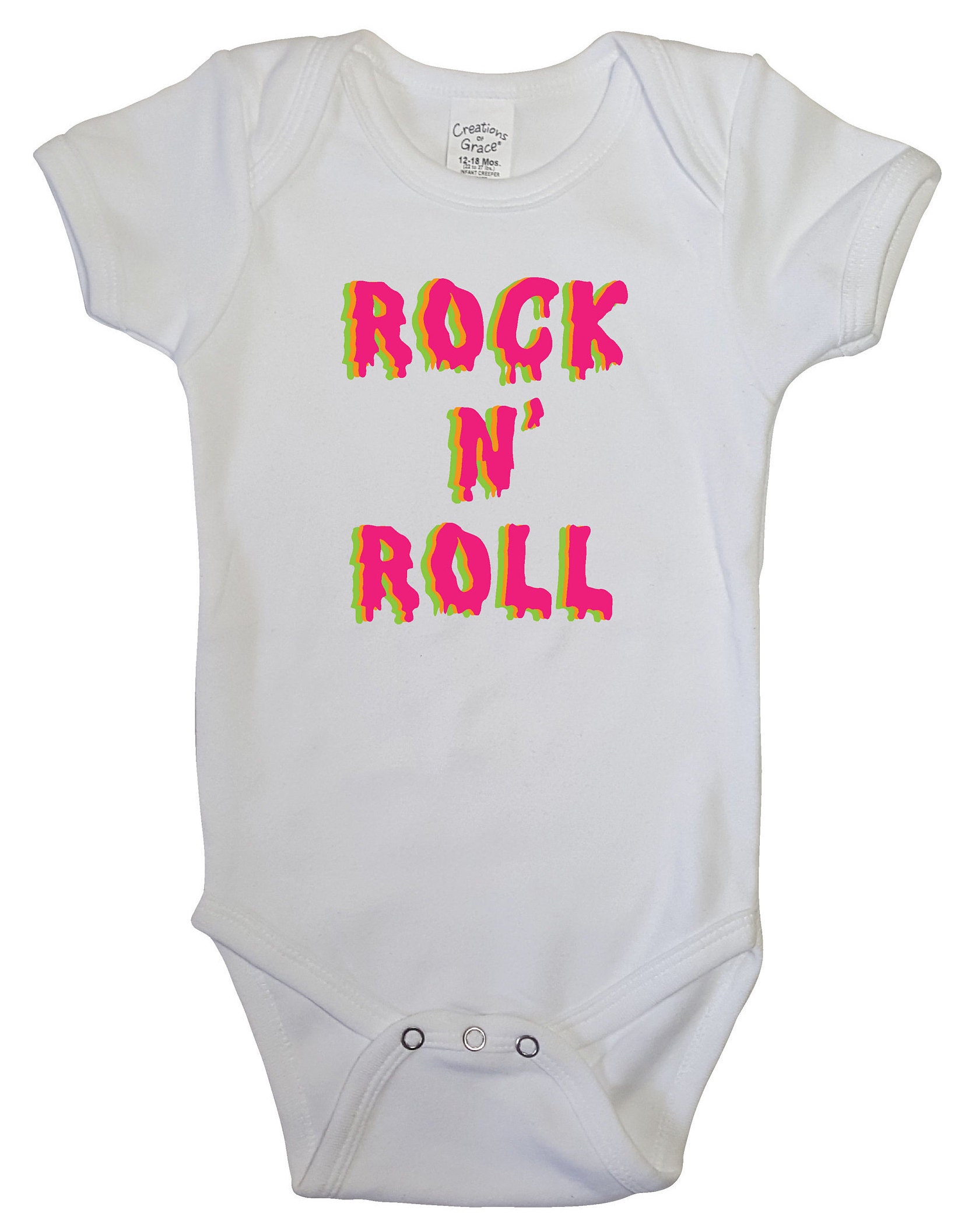 Rock and Roll Onesie Onesie para bebé USA Onesie niño Etsy