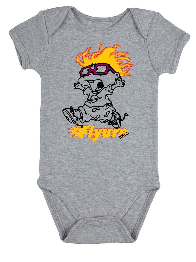 Chuckie Rugrats Inspired Toddler Newborn Infant Baby Boy Girl T-Shirt Onesies Romper One-Piece Creeper