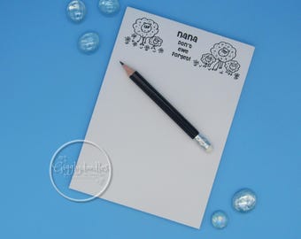 Nana Sheep Notepad, A6, Gift for Grandma