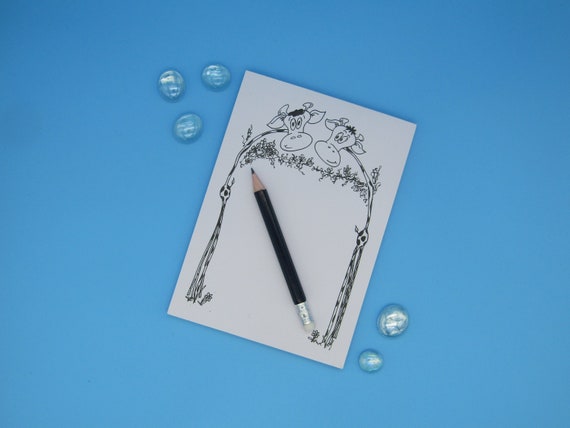 giraffes Two giraffes on an a6 notepad giraffe notepad love giraffes