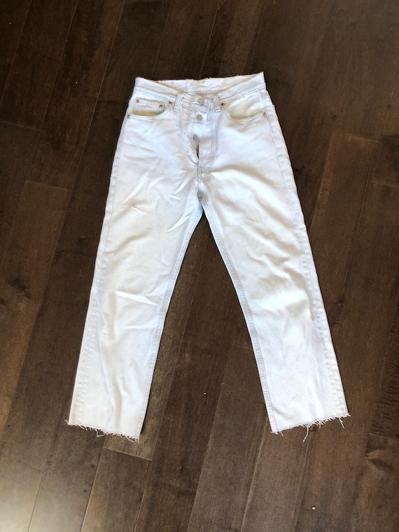 Vintage 70s Levis 501 very light wash - image 4