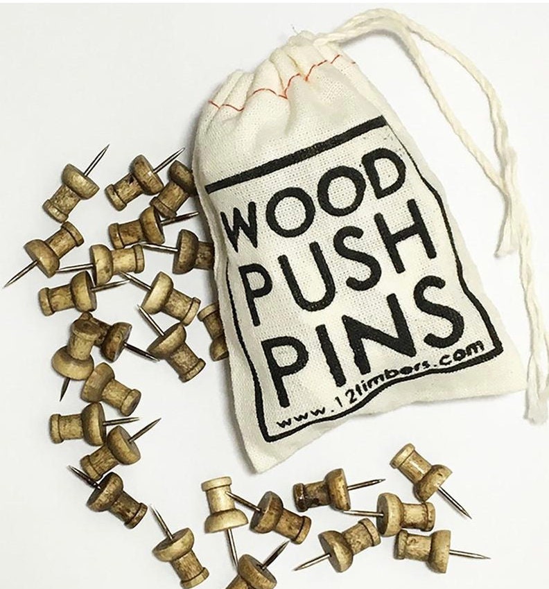 Typography World Map Pinboard - Etsy