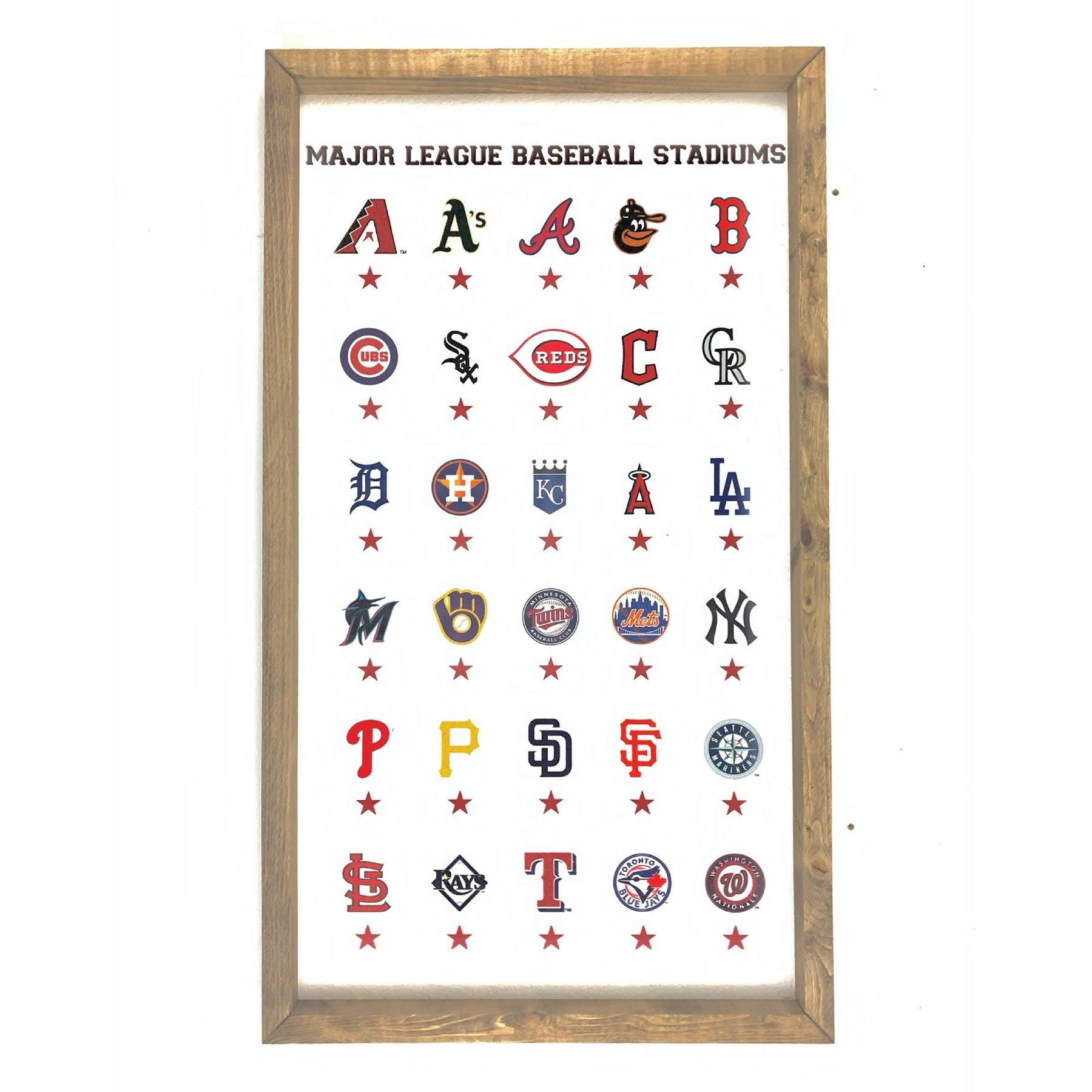 Mlb Ico MLB Icon Pinboards Wall Art - Etsy