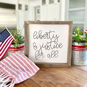 12X12 - Liberty and Justice for All